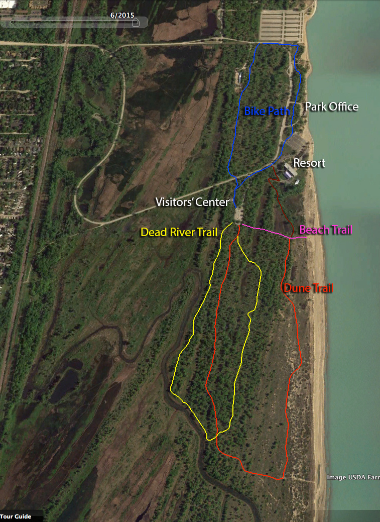 Illinois Beach State Park – Beaches Of Lake Michigan intended for Illinois State Beach Park Map