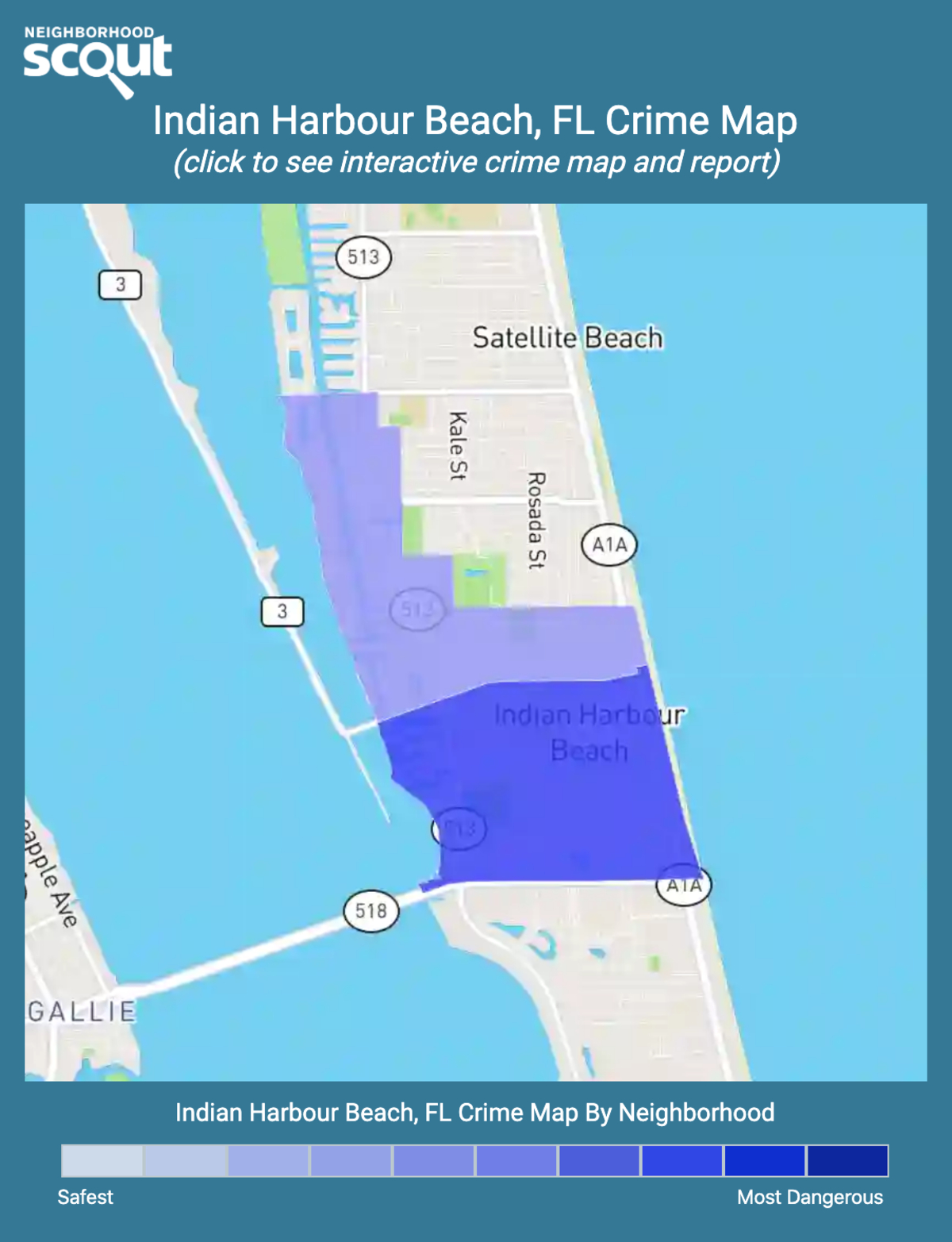 Indian Harbour Beach, 32937 Crime Rates And Crime Statistics intended for Indian Harbor Beach Florida Map