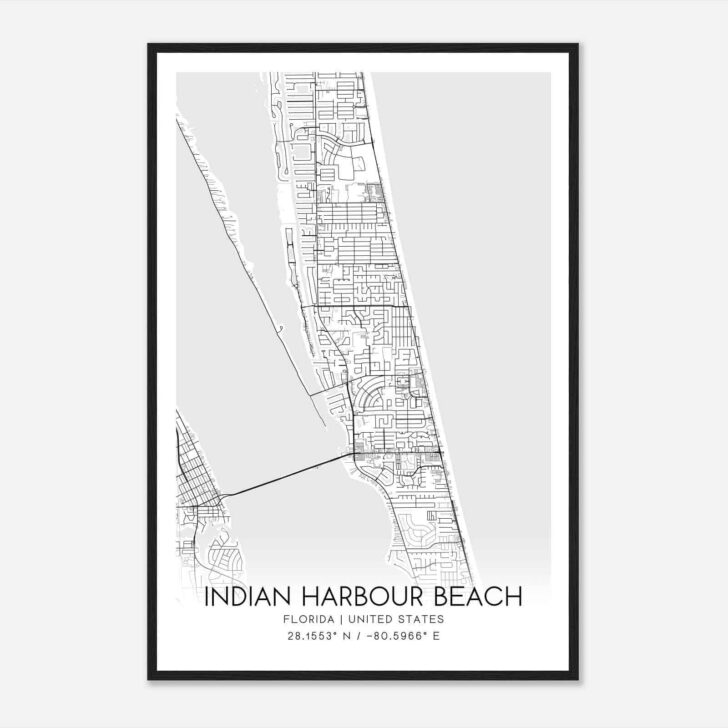 Indian Harbor Beach Florida Map