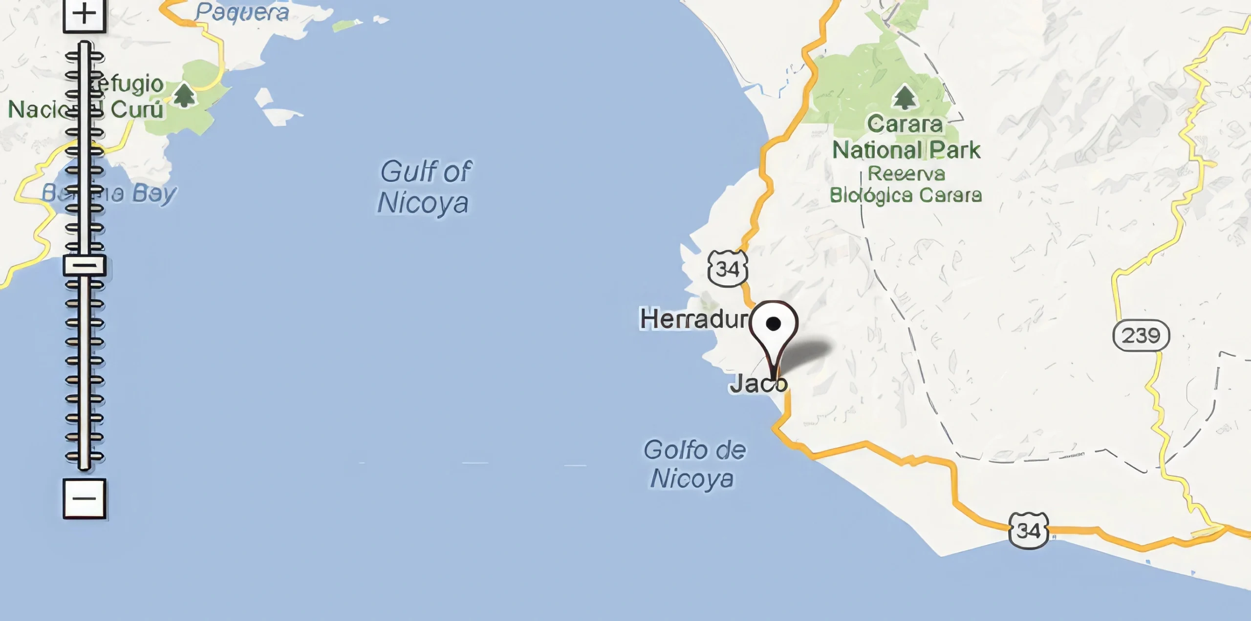 Jaco Map: Navigating Costa Rica&amp;#039;S Beachside Haven in Map of Jaco Beach Costa Rica