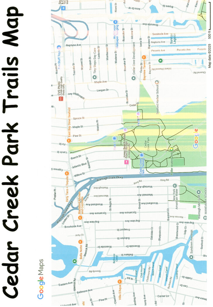 Jones Beach Bike Path Map