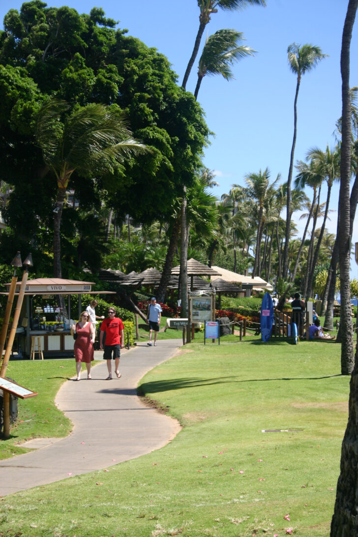 Map of Kaanapali Beach Walk