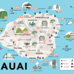 Kauai Maps: Top Attractions, Regions & Points Of Interest With Regard To Map Of Beaches On Kauai