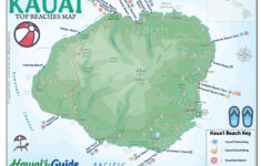 Kauai Top 20+ Beaches To Visit + Map &amp; Directions | Kauai Beach Guide inside Map of Kauai Hawaii Beaches
