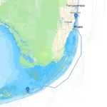 Key Colony Beach To Aventuraboat   Savvy Navvy Smart Routing Intended For Key Colony Beach Florida Map