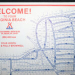 Koa~ Vintage 70S/80S Virginia Beach Campground Map/Guide~General With Regard To Virginia Beach Koa Campground Map