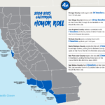 L.a. County Ranks Third For The Cleanest Beaches In California Throughout Map Of La County Beaches