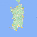 La Vaca Loca Clavo Top   Pirate Map/Sardines Inside Map Of Beaches In Sardinia