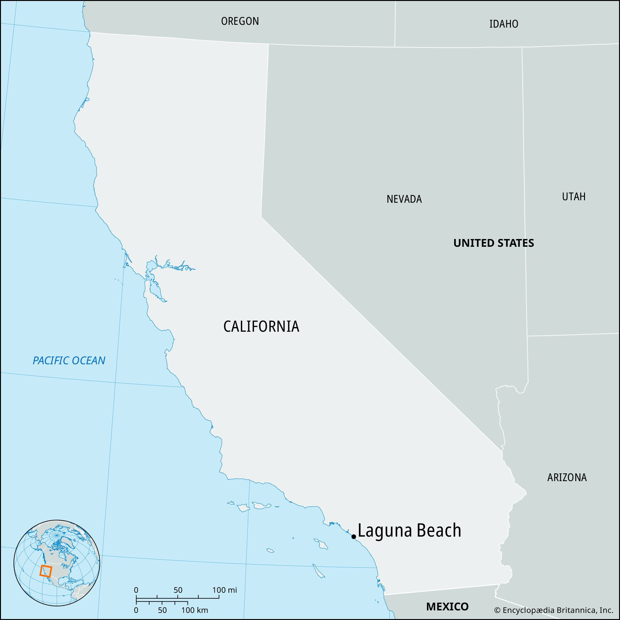 Laguna Beach | California, Map, &amp;amp; Facts | Britannica pertaining to Laguna Beach On The Map