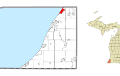 Lake Michigan Beach, Michigan - Wikipedia within Lake Michigan Beaches Michigan Map