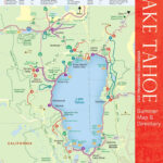 Lake Tahoe Summer Recreation Map &Amp; Directoryc2M Media   Issuu In Map Of Lake Tahoe Beaches