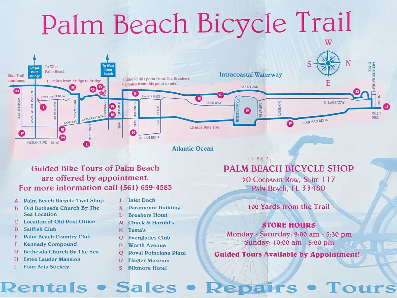 Lake Trail, Palm Beach - Great Runs in Palm Beach Lake Trail Map