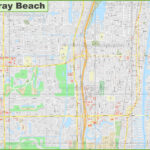 Large Detailed Map Of Delray Beach   Ontheworldmap With Regard To Delray Beach On A Map