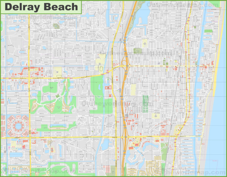 Delray Beach on a Map