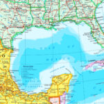 Large Detailed Map Of Gulf Of Mexico With Cities   Ontheworldmap Pertaining To Mexico City Beach Florida Map