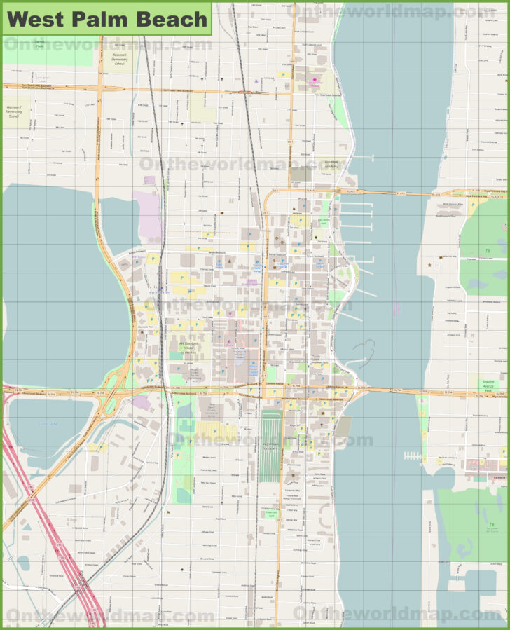 West Palm Beach City Map West Palm Beach City Map