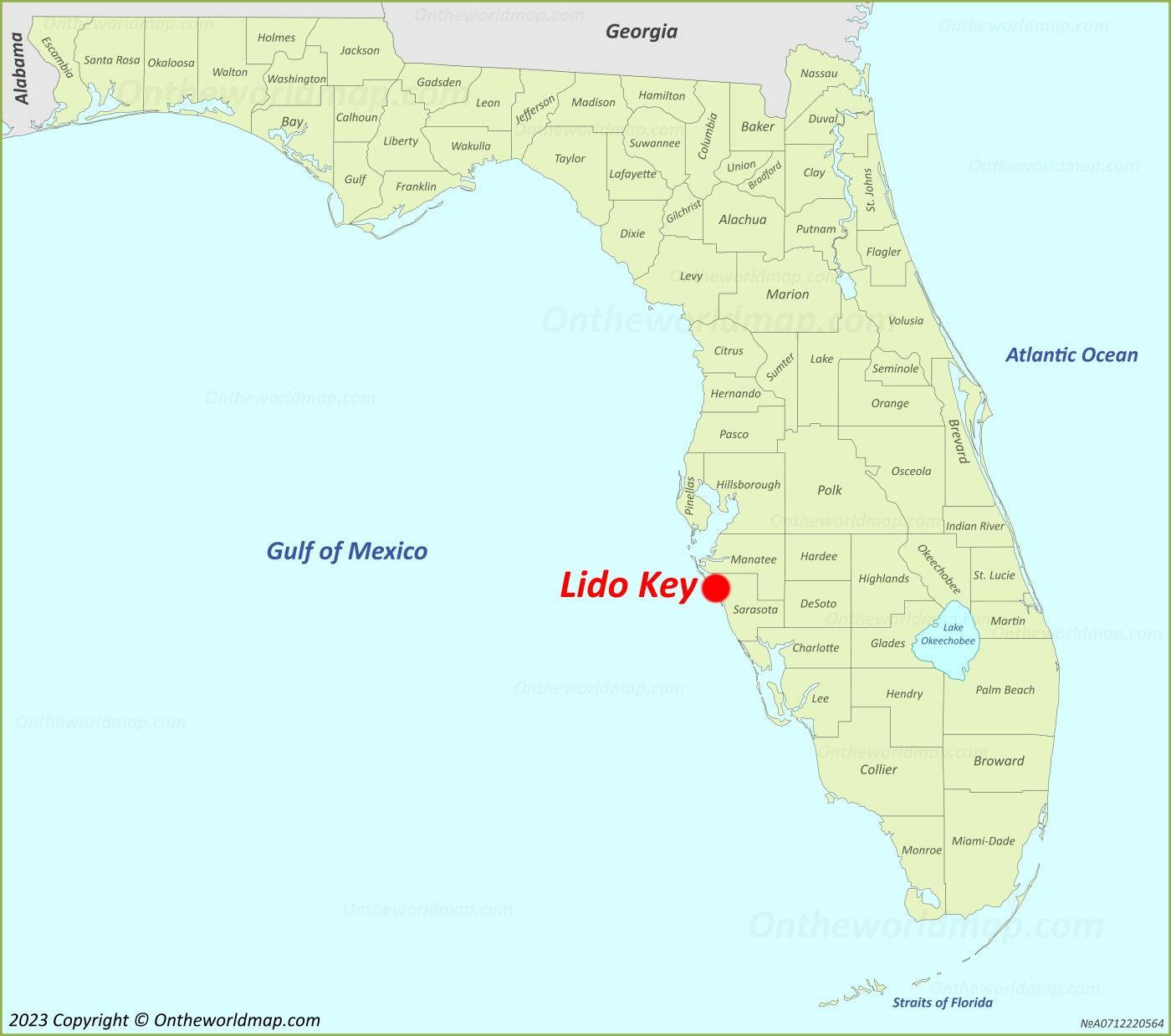 Lido Key Map | Florida, U.s. | Detailed Maps Of Lido Key And St with Map of Lido Beach Sarasota Fl