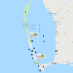 List Of Things To Do In Cape San Blas Florida With Map Intended For St Joe Beach Florida Map