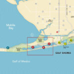 Little Lagoon Trail In Gulf Shores Alabama Inside Map Of Beaches In Alabama