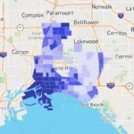 Long Beach, Ca Crime Rates And Statistics   Neighborhoodscout For Crime Map Long Beach Ca