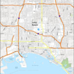 Long Beach California Map   Gis Geography With Map Of California Long Beach