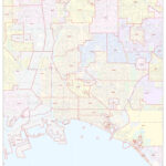 Long Beach, California Zip Codes Map With Zip Code Map Long Beach Ca