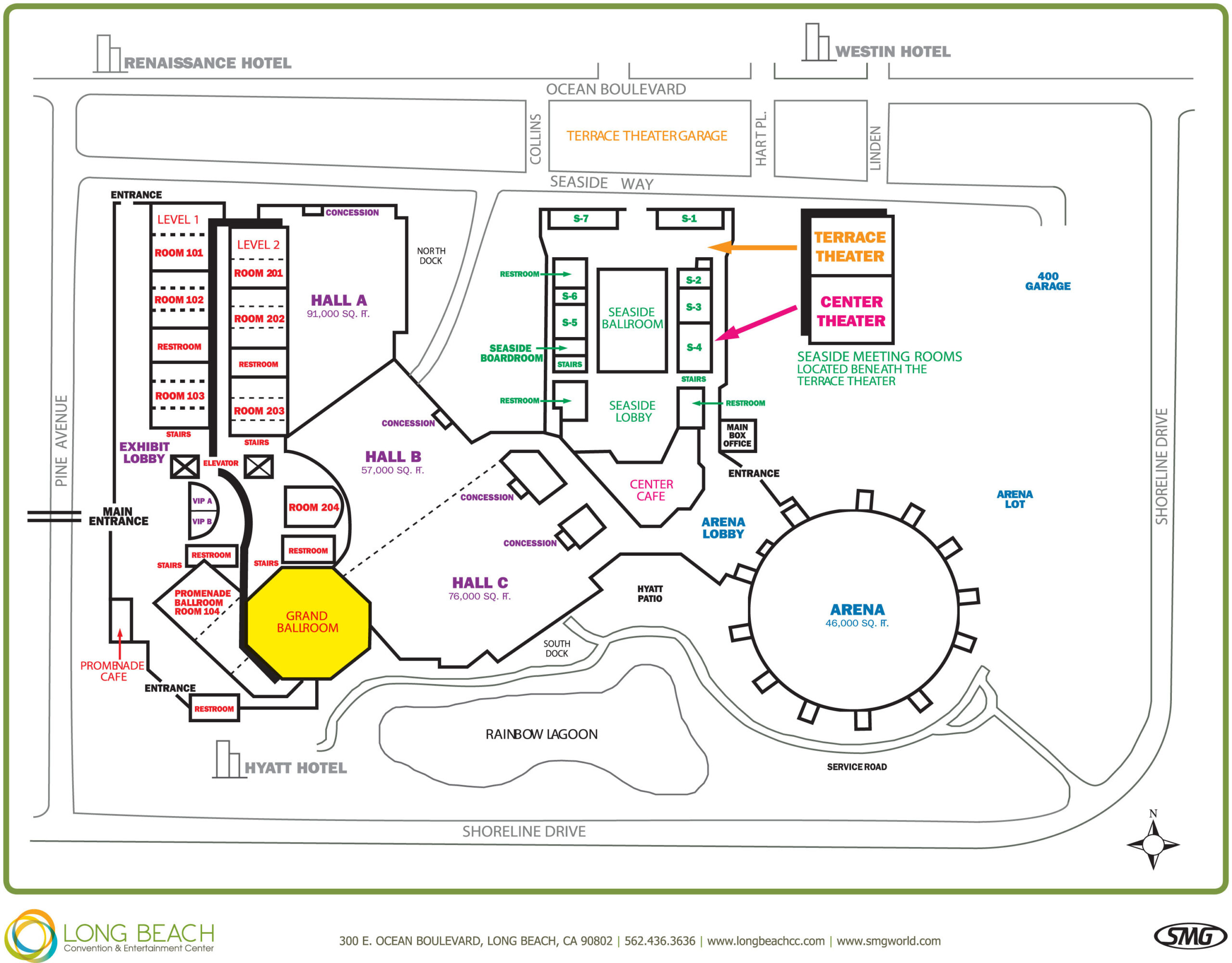 Long Beach Convention &amp;amp; Visitors Bureau | Visit Long Beach for Long Beach Convention Center Map