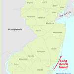 Long Beach Island Map | New Jersey, U.s. | Detailed Maps Of Long Within Long Beach Island New Jersey Map