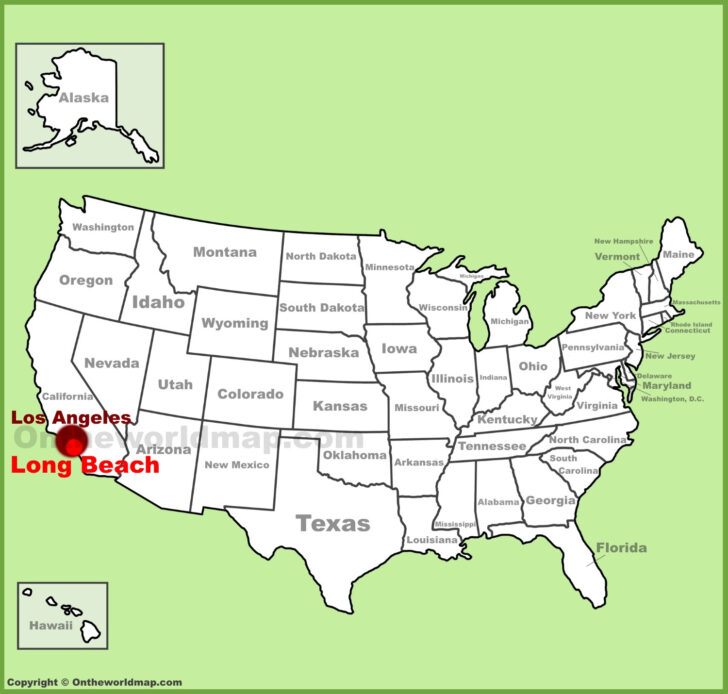 Long Beach on a Map