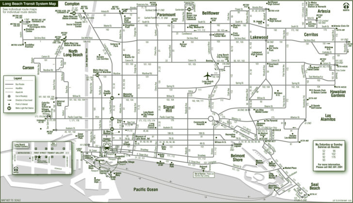 Long Beach Transit Schedule Map