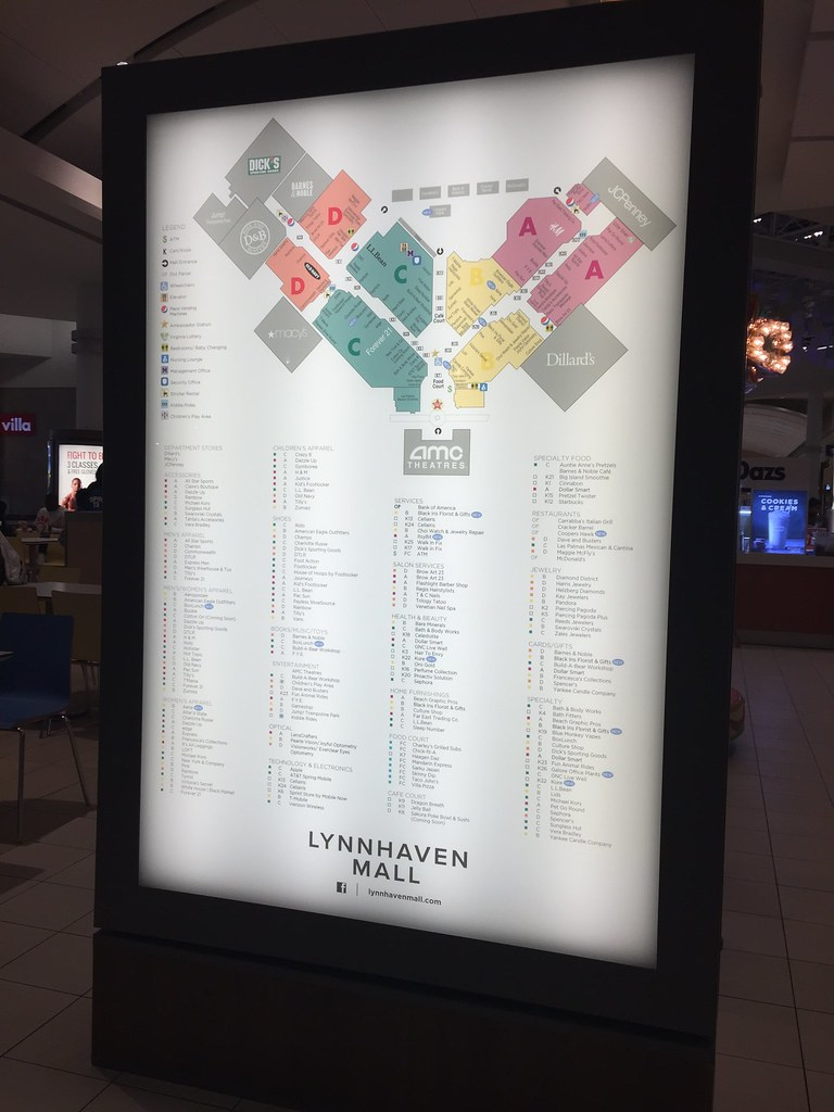 Lynnhaven Mall Directory | Lynnhaven Mall 701 Lynnhaven Park… | Flickr with Map of Lynnhaven Mall Virginia Beach