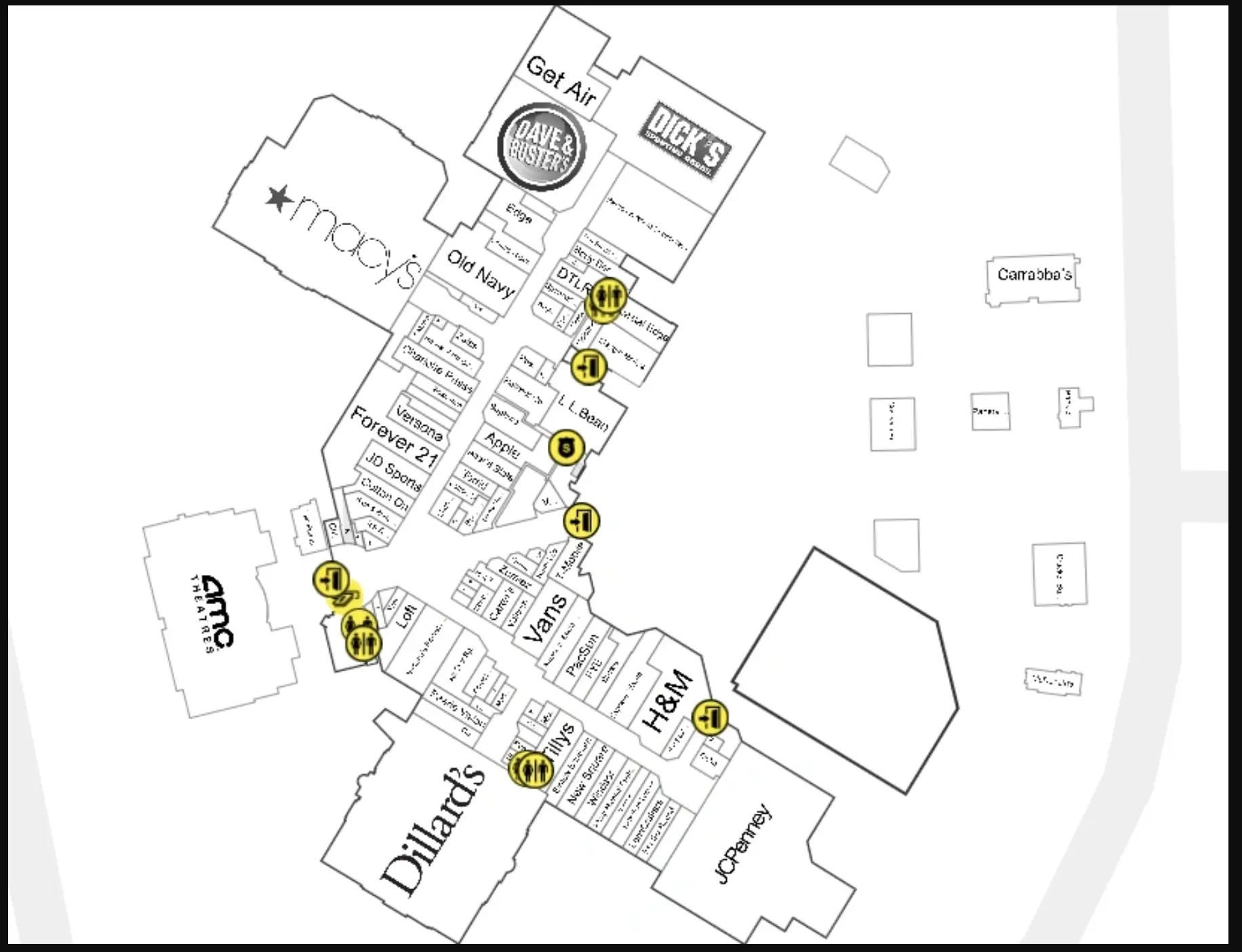 Lynnhaven Mall Map (2024) - All Maps pertaining to Map of Lynnhaven Mall Virginia Beach
