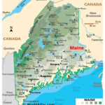 Maine Maps & Facts   World Atlas Pertaining To Map Of Beaches In Maine