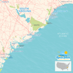 Map & Directions For Myrtle Beach, Sc & Nearby Beaches Intended For Myrtle Beach Sc On Map