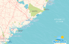 Map &amp; Directions For Myrtle Beach, Sc &amp; Nearby Beaches intended for Myrtle Beach Sc on Map