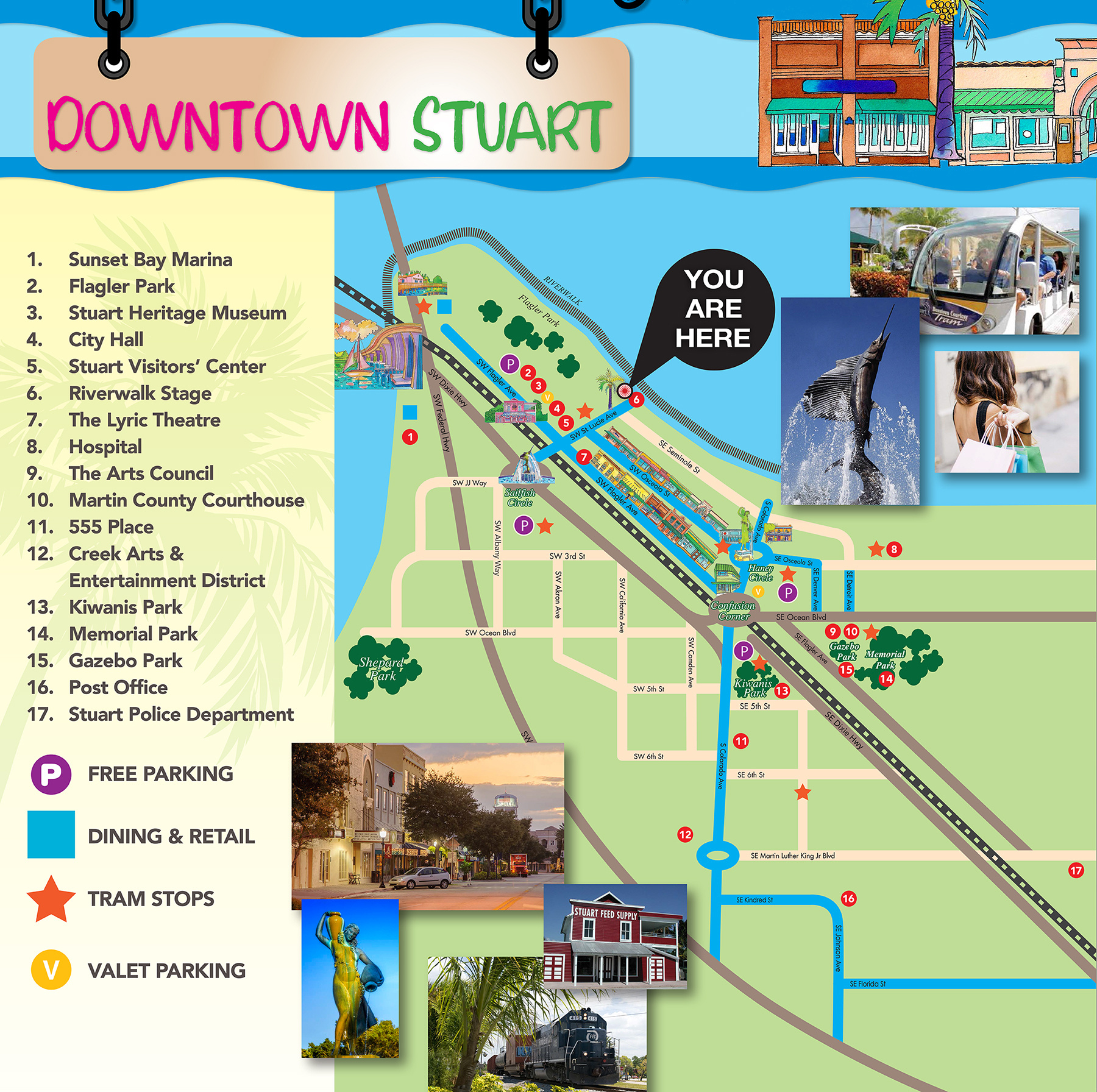 Map - Historic Downtown Stuart with regard to Map of Stuart Beach Florida
