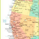 Map Of America'S Pacific Coast Throughout Map Of United States Beaches