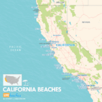 Map Of Beaches In California   Live Beaches With Map Of Beaches In California