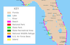 Map Of Beaches In Florida within Florida Map Of Beaches And Cities