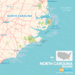 Map Of Beaches In North Carolina   Live Beaches With Regard To Map Outer Banks Nc Beaches