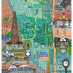 Map Of Bethany Beach, Delaware, Beach Town, Nj Beaches Intended For Map Of Bethany Beach Delaware