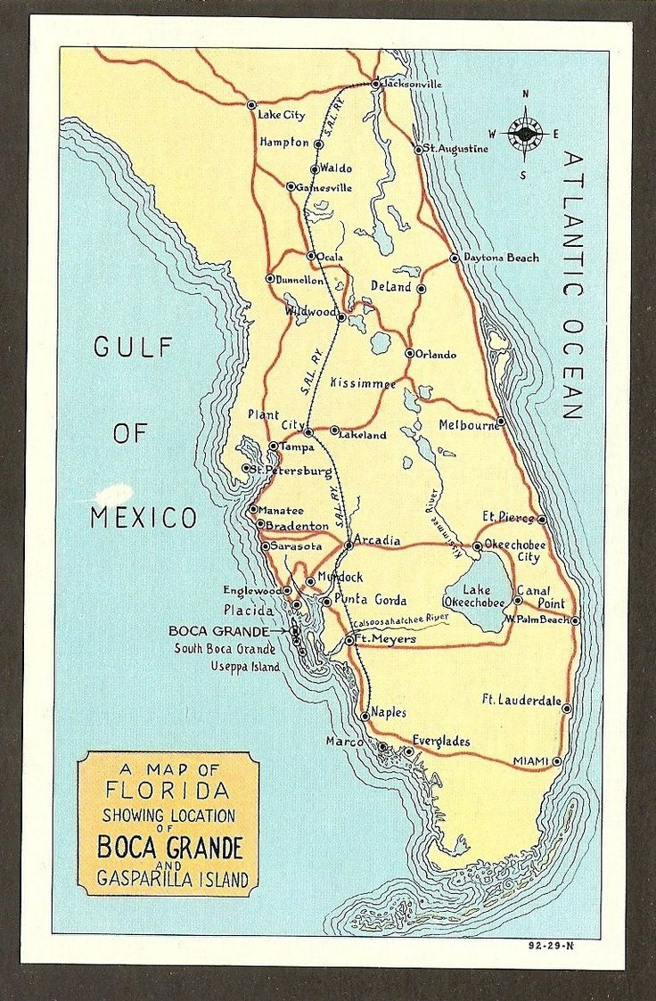 Map Of #Bocagrande throughout Boca Grande Beach Florida Map