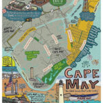 Map Of Cape May, New Jersey, Cape May, Beach Town, Nj Beaches With Regard To Map Of Cape May Beaches