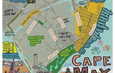 Map Of Cape May, New Jersey, Cape May, Beach Town, Nj Beaches with regard to Map of Cape May Beaches