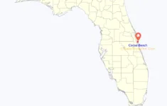 Map Of Cocoa Beach City - Thong Thai Real throughout Google Maps Cocoa Beach Florida