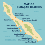 Map Of Curaçao Beaches To Explore   Yoors With Map Of Beaches In Curacao