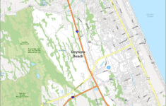 Map Of Daytona Beach, Florida - Gis Geography inside Daytona Beach Florida Google Maps