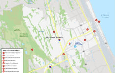 Map Of Daytona Beach, Florida - Gis Geography regarding Daytona Beach on a Map