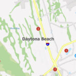 Map Of Daytona Beach, Florida   Gis Geography Regarding Google Maps Daytona Beach Fl