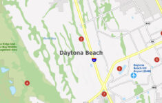 Map Of Daytona Beach, Florida - Gis Geography with regard to Daytona Beach Florida Google Maps